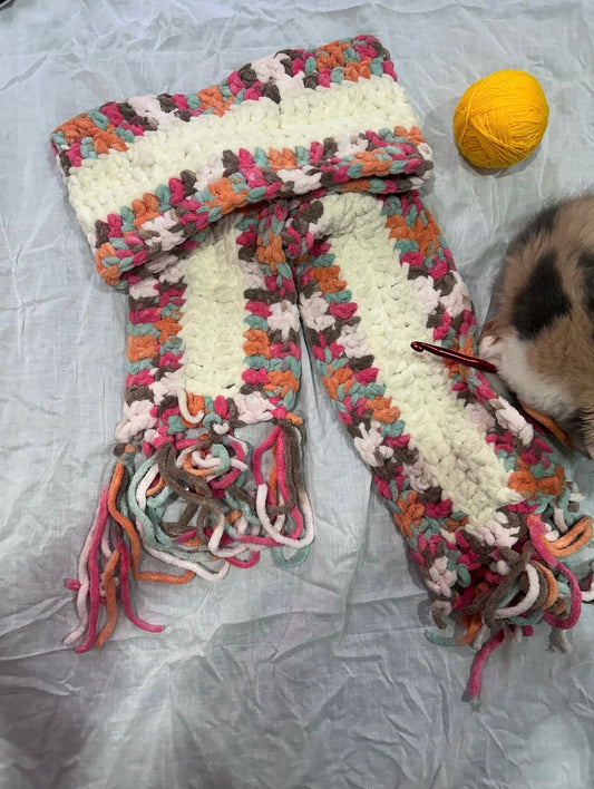 crocheted muffler🧣