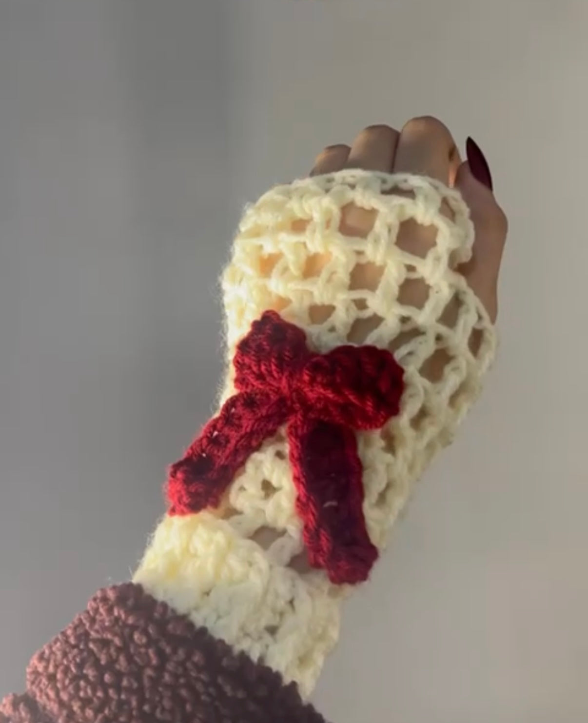 Crochet Ribbon Warmers(Pair)