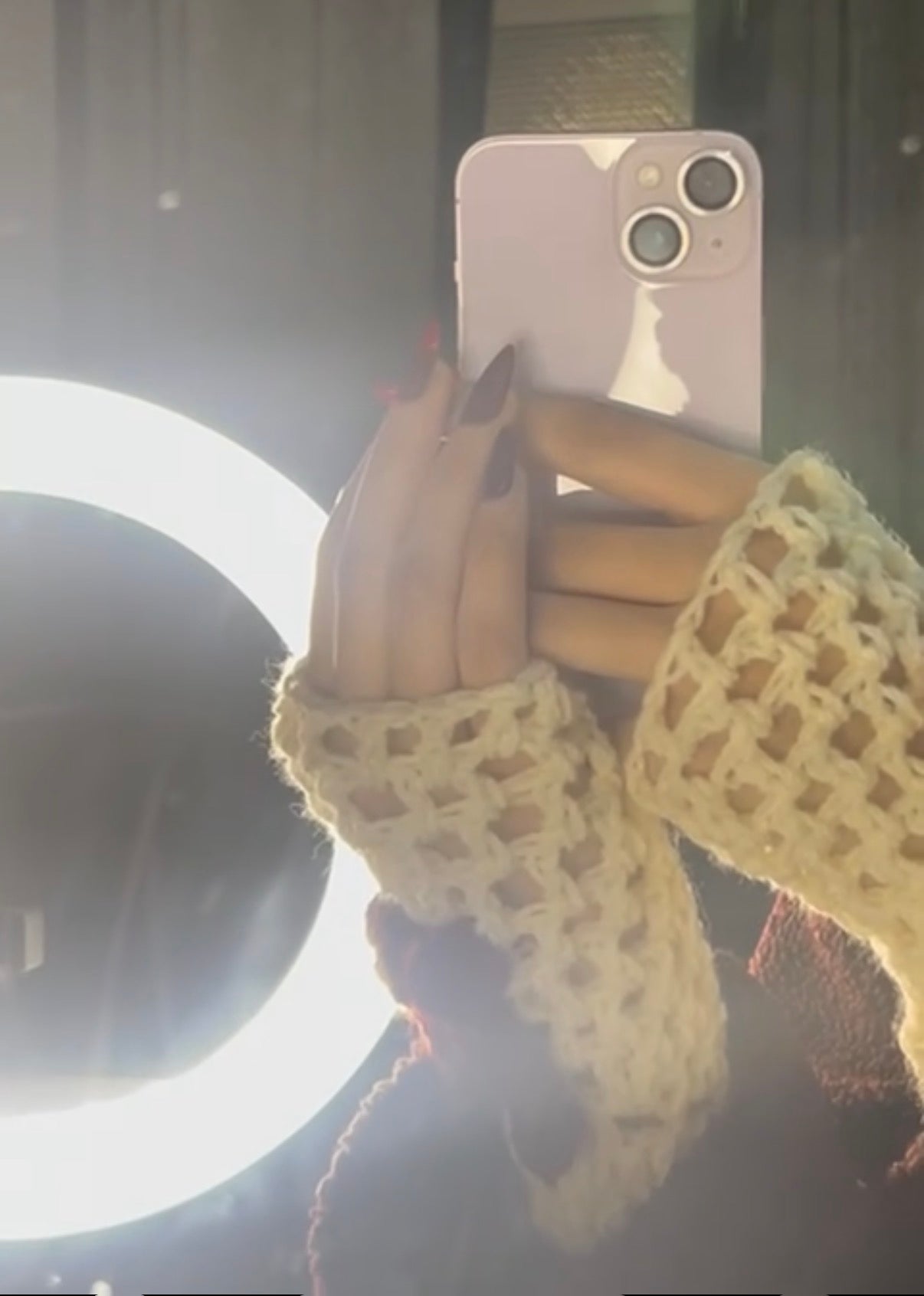 Crochet Ribbon Warmers(Pair)