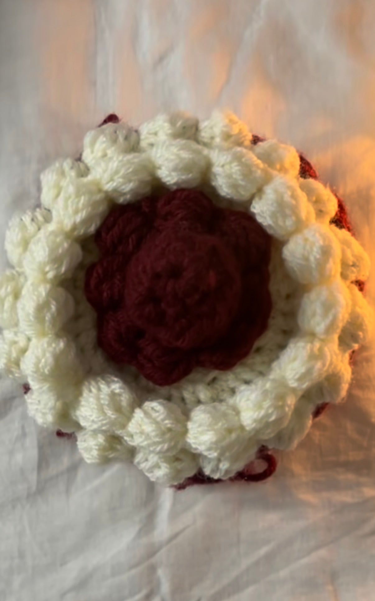 Crocheted Birthday cake holder 🎂