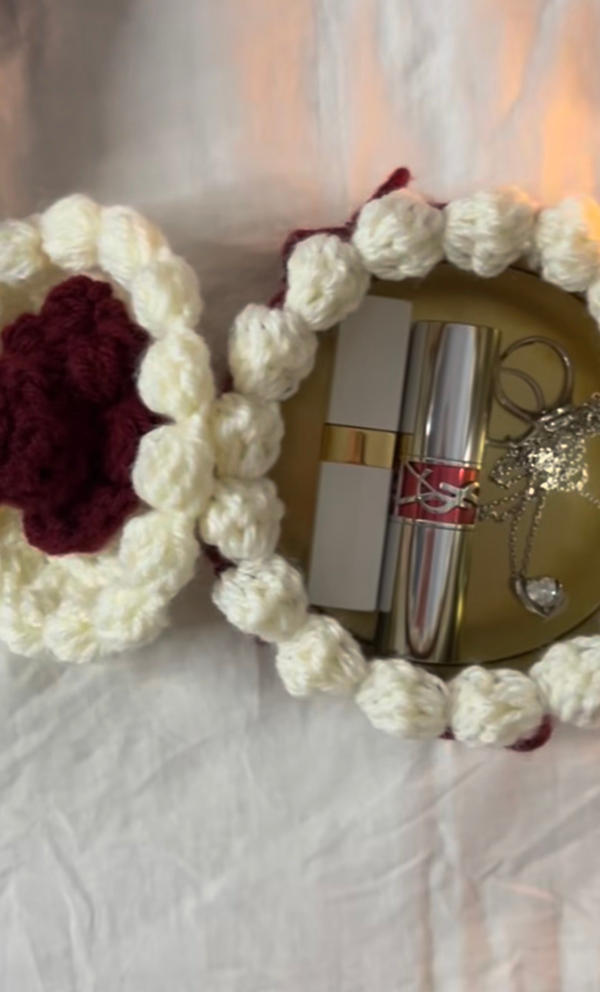 Crocheted Birthday cake holder 🎂