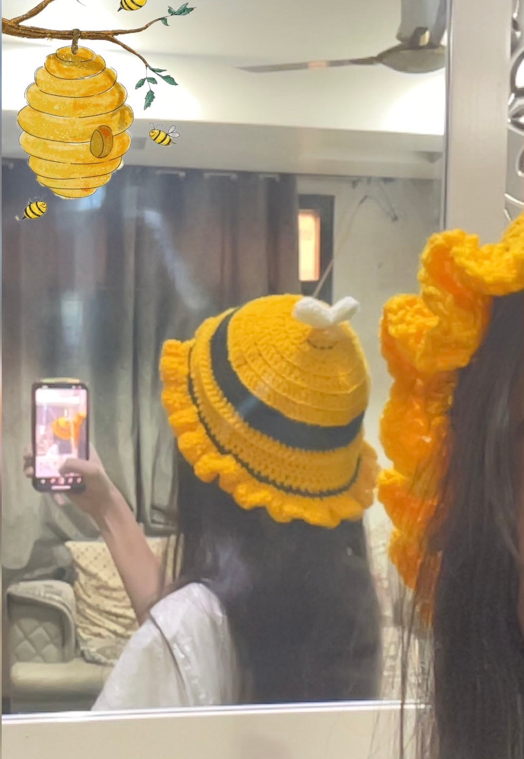 Crochet Bee hat🐝🍯