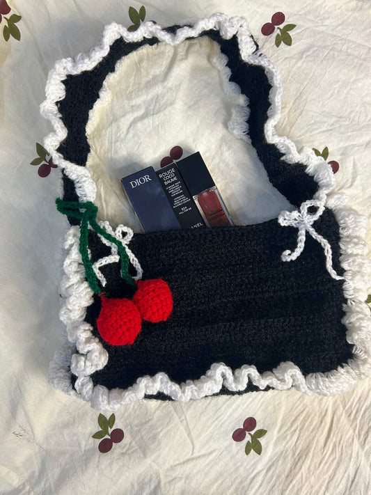 Crocheted Bag🍒